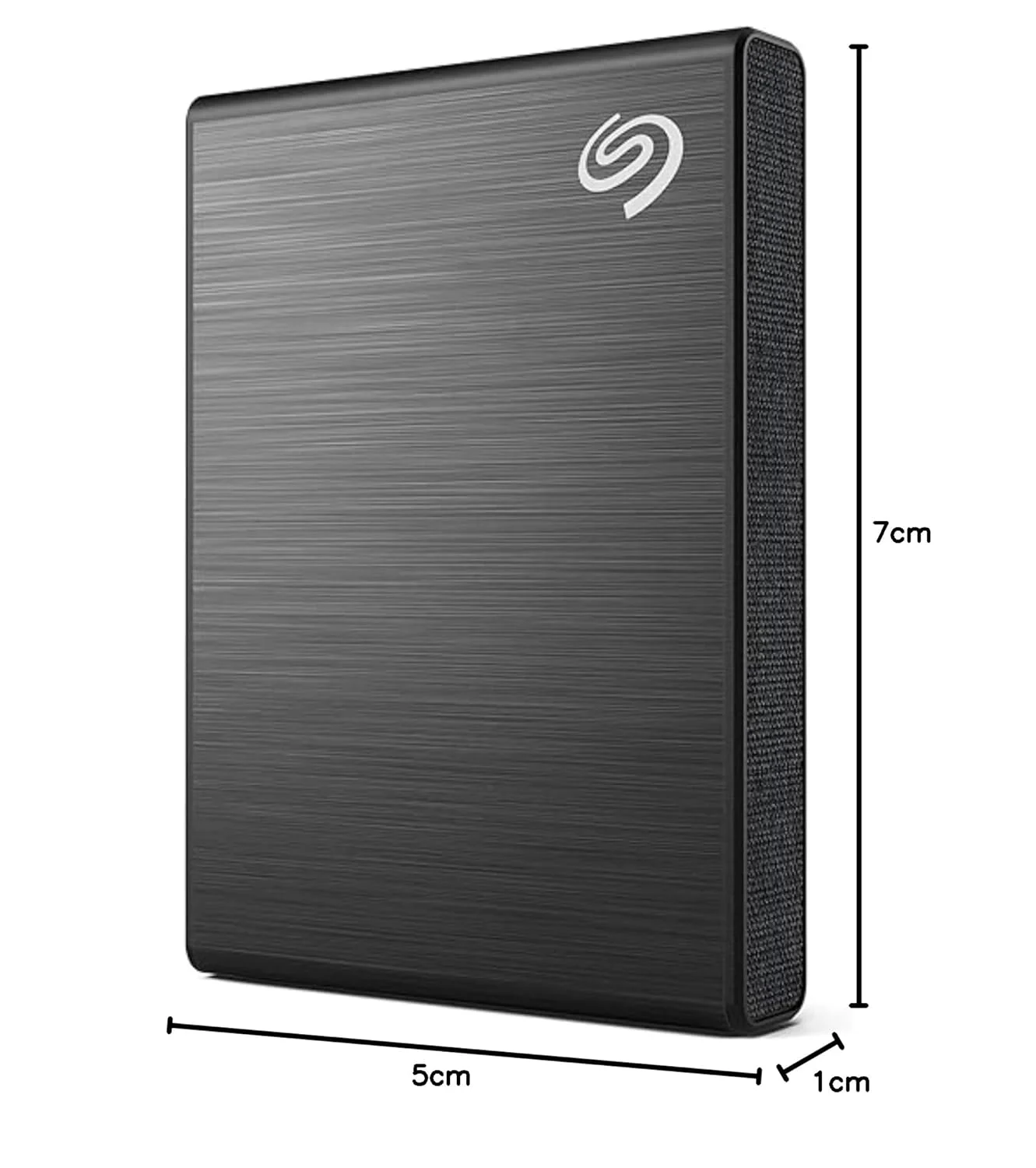 Harddisk Seagate One Touch 1TB STKG1000400 External SSD | Upto 1000Mb/s, For Windows, Mac, Android App, 3yr Data Recovery Services, Portable Solid State Drive, 6 Month Mylio Create, Black