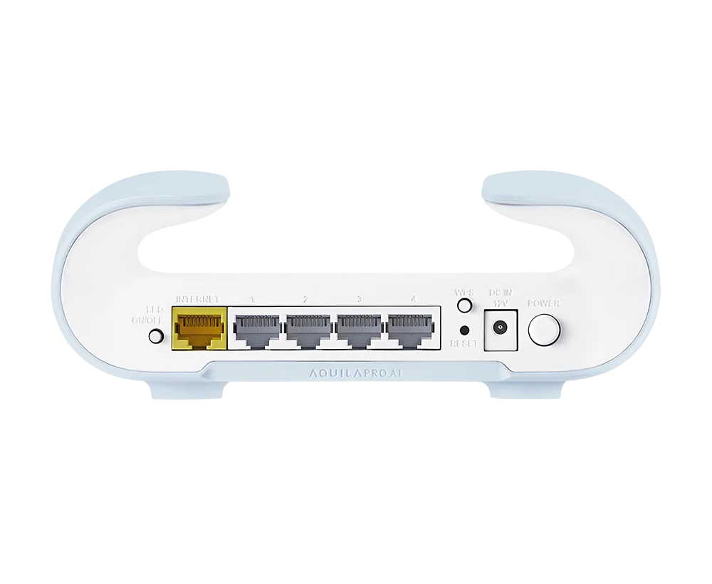 Router D-Link M30 AI Powered Mesh Router | WiFi 6 Speed, Dual Band with Gigabit Port, 3000 Mbps, Covers Upto 2800 Sq. Ft., High-Performance, 360 Degree Spherical Coverage, MTCTE Certified, White