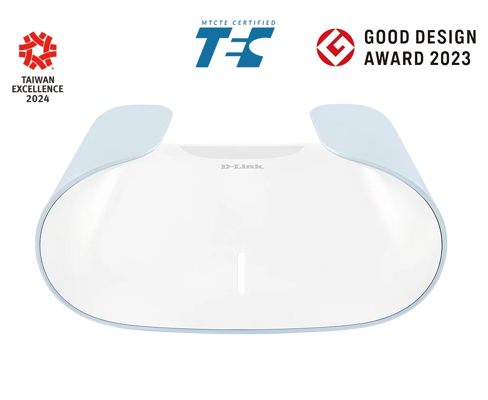 Router D-Link M30 AI Powered Mesh Router | WiFi 6 Speed, Dual Band with Gigabit Port, 3000 Mbps, Covers Upto 2800 Sq. Ft., High-Performance, 360 Degree Spherical Coverage, MTCTE Certified, White