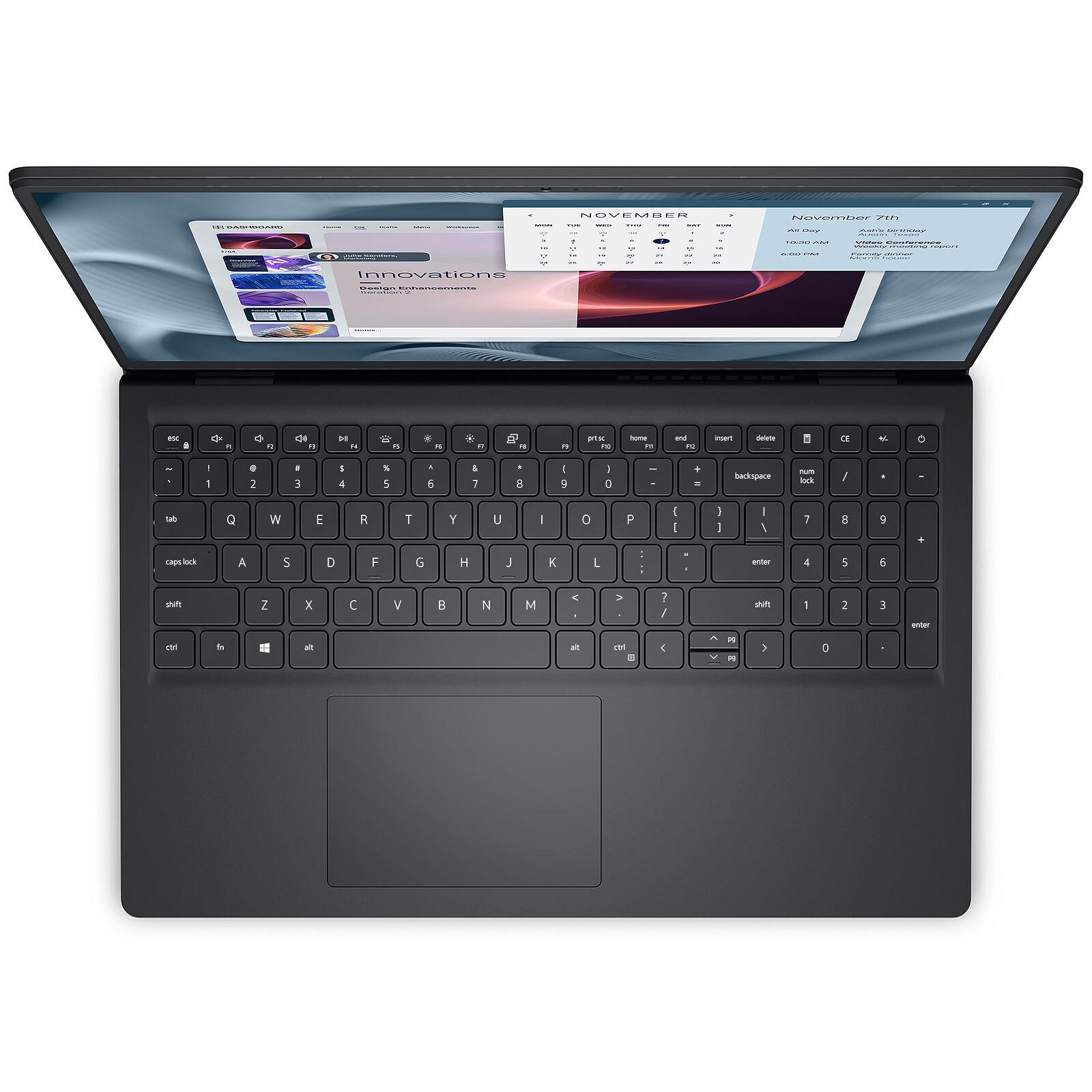 Laptop Dell Pro 15 PV15250 INDDPE15PV15250C38U1-S1 | Intel® Core™ 3 100U Processor, 8GB DDR5 RAM, 512GB M.2 PCIe NVMe SSD, Ubuntu Linux, 15.6" (39.6cm) FHD IPS Non-Touch Anti-Glare Display, Intel® UHD Graphics, With Bag, Carbon Black