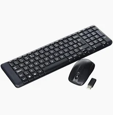 Keyboard + Mouse Combo Logitech MK220 | Compact Wireless for Windows, 2.4 GHz Wireless with Unifying USB-Receiver, 24 Month Battery, Compatible with PC | Black