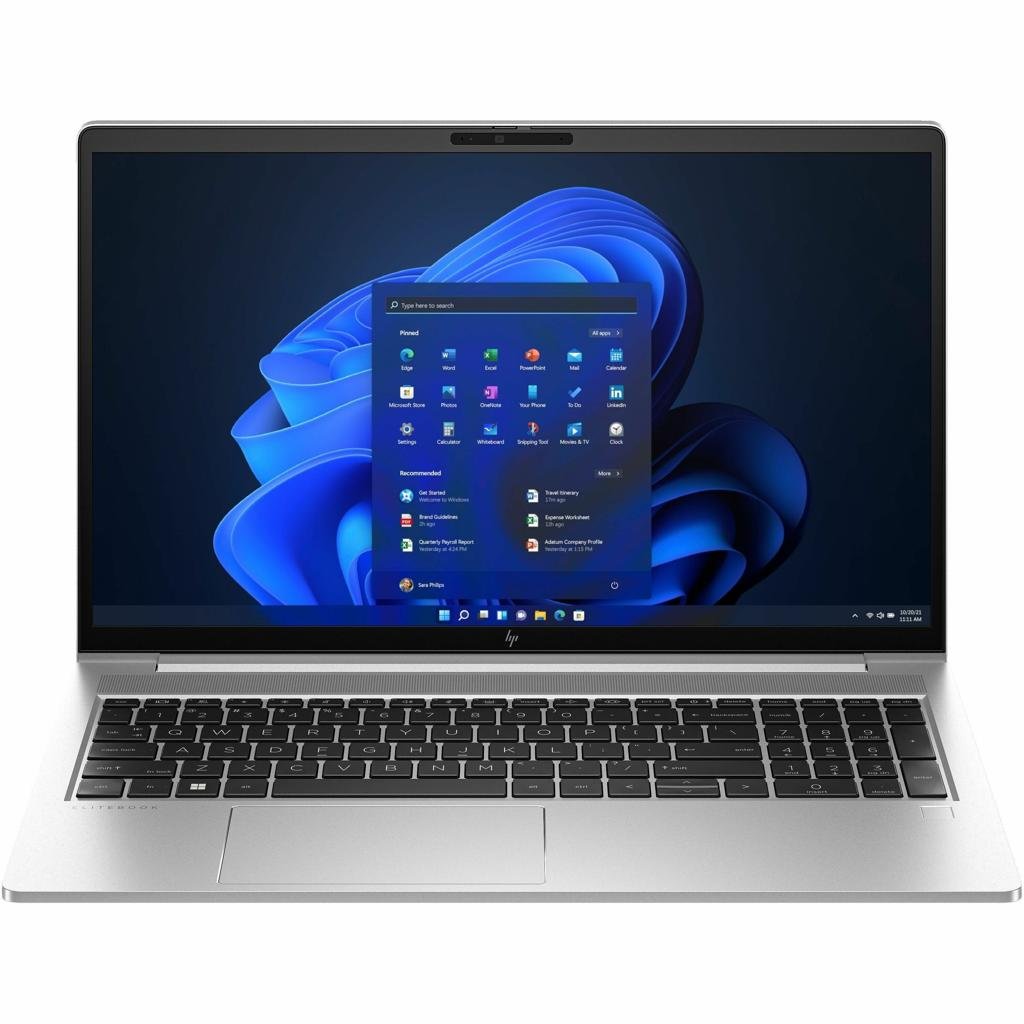 Laptop HP EliteBook 650 G10 C65BSPT | 13th Gen Intel Core I3-1315U Processor, 8GB DDR4 RAM, 512GB PCIe NVMe SSD, DOS, 15.6" FHD Anti-Glare, Narrow Bezel Touch Screen Display, Intel UHD Graphics, No Bag, Thin & Light, Silver