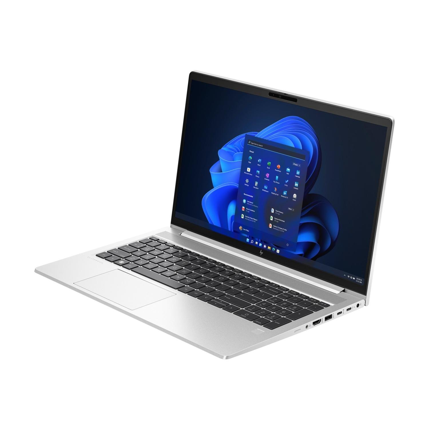 Laptop HP EliteBook 650 G10 C65BSPT | 13th Gen Intel Core I3-1315U Processor, 8GB DDR4 RAM, 512GB PCIe NVMe SSD, DOS, 15.6" FHD Anti-Glare, Narrow Bezel Touch Screen Display, Intel UHD Graphics, No Bag, Thin & Light, Silver