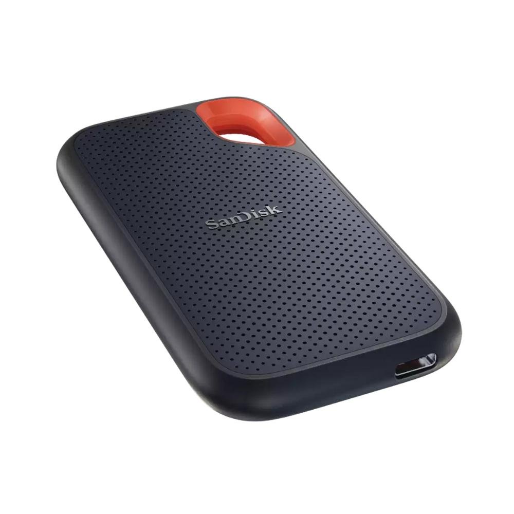 Harddisk SanDisk 4TB SDSSDE61-4T00-IN25 | Extreme Portable SSD 1050MB/s R, 1000MB/s W, Upto 3 Meter Drop Protection with IP65 Water/dust Resistance, HW Encryption, PC, MAC & TypeC Smartphone Compatible, Black