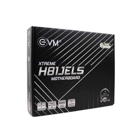 Motherboard EVM EVMH81JELS DDR3 With NVMe Slot | Intel H81 Chipset, Intel Core i3/ i5/ i7 E3-V3 LGA1150 4th Gen Processors, Supports 2* DDR3 1066/1333/1600MHz Slots, Upto 16GB, SATA 3.0 6Gb/s Ports, 1 * PCIE x16 Slot, 1*HDMI, 1*VGA