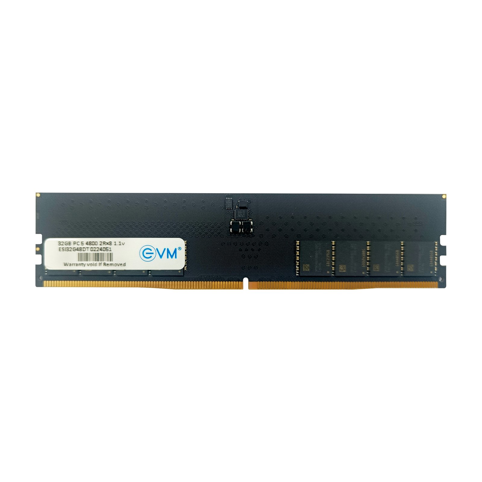 Ram EVM 8GB DDR5 4800MHz UDIMM EVMT8G4800D88P | Desktop RAM, Update Your Desktop's Performance, High Speed Performance, Ideal For Gaming & Editing, Compatible With Intel, AMD & Mac Systems