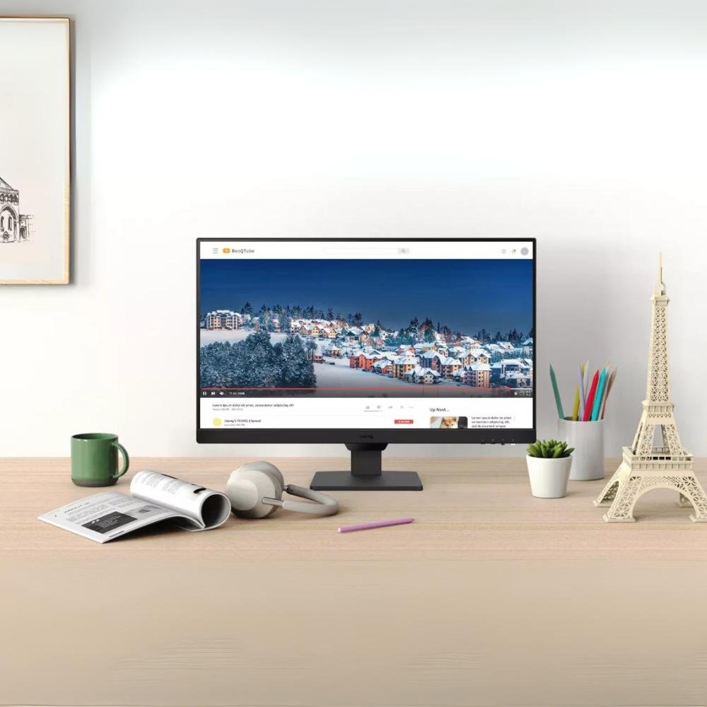 BenQ 27" GW2790C Work & Entertainment Display Full HD IPS Monitor | 144Hz, USB-C, 300nits Brightness, HDMI, DisplayPort, Built-in Speakers, Eye-Care Technology, Black