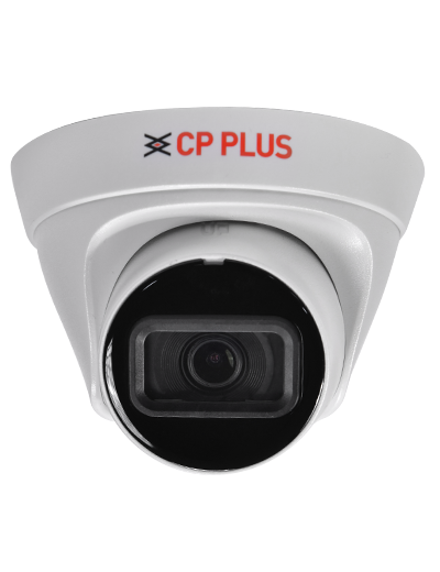 Security Camera CP Plus CP-UNC-DA41L3C-D-Q2 | 4MP Network IR Dome Camera, 3.6mm Fixed Lens, WDR, Day/ Night Vision, IR Range of 30 Mtr, Built-in Mic, White