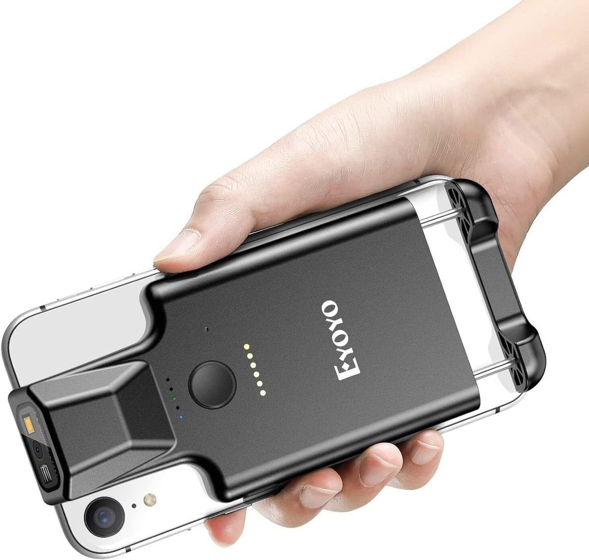 Eyoyo Sledge 2D QR Barcode Scanner for Android Smartphones | 1D & 2D Barcode Reader | USB Type-C | High-Speed Inventory & POS Scanner