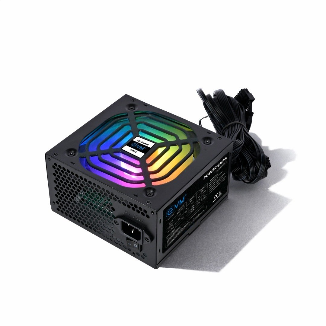 Power Supply Smps EVM 750W POWER |  LED Light, 50Hz, Metal Body, 250watt, 200V- 240Vac Voltage, Energy Efficient, Black