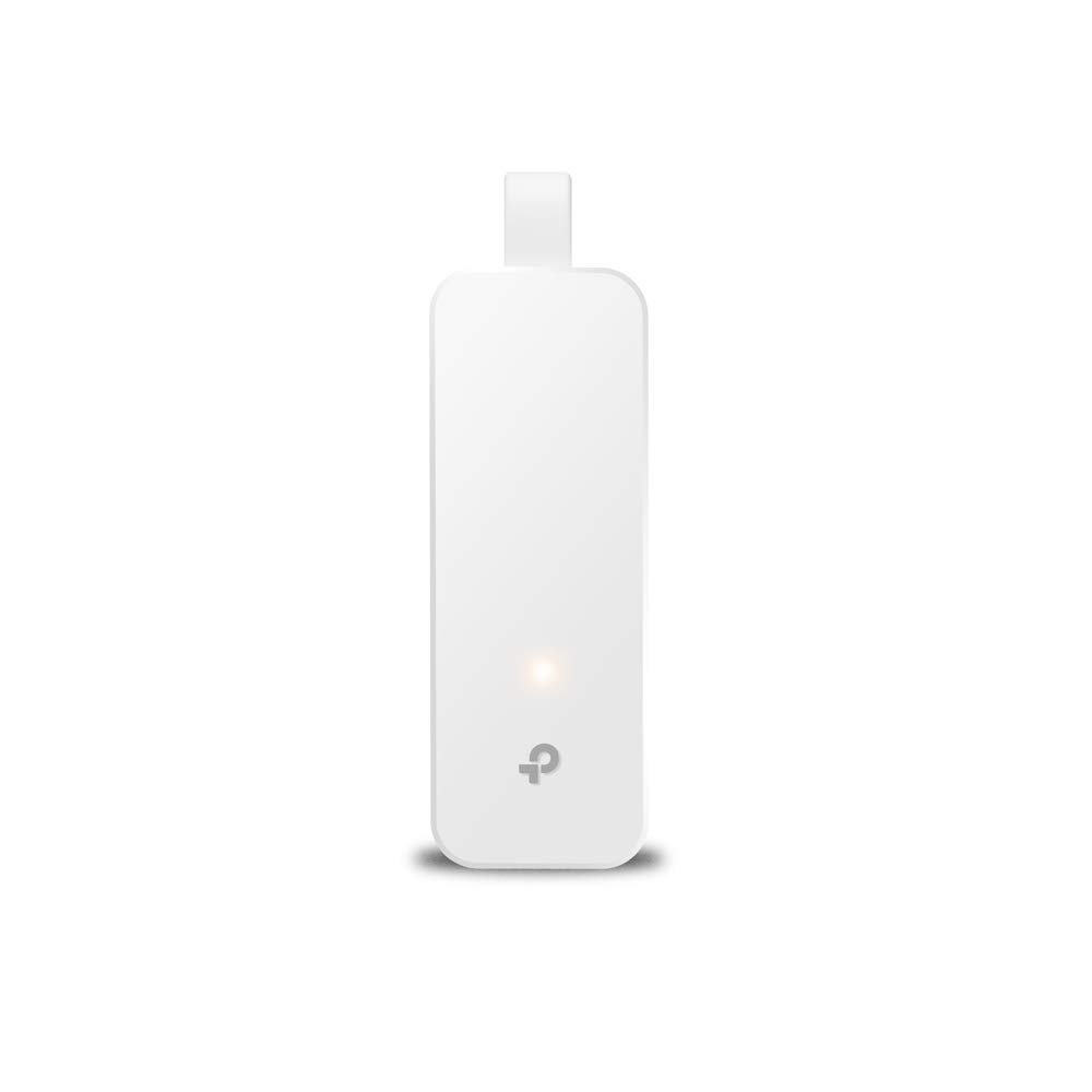 Adapter TP-Link TL-UE300 | USB 3.0 to Gigabit Ethernet Network Adapter, Upto 1000 Mbps High-Speed Data Transfer, Foldable & Portable Design, Plug & Play, For Ultrabook, Chromebook, Laptop, Desktop, White