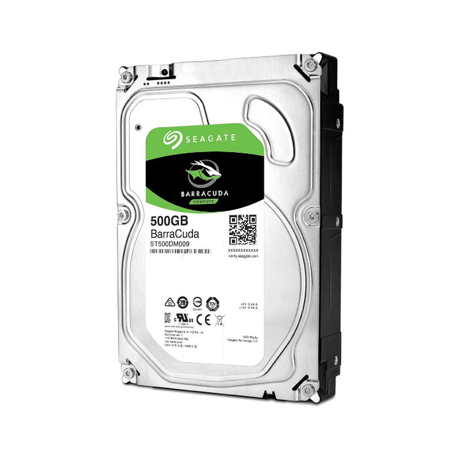Seagate BarraCuda ST500DM009 500GB 3.5-inch SATA Internal Hard Disk Drive | 7200 RPM, 32MB Cache | Refurbished / Imported