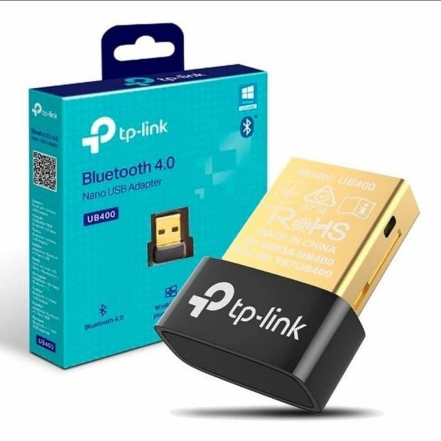 TP-Link UB400 Bluetooth 4.0 Nano USB Adapter for PC & Laptop, USB 2.0 Bluetooth Dongle, BLE Technology, Upto 10m Range, Compact Wireless Adapter, Black
