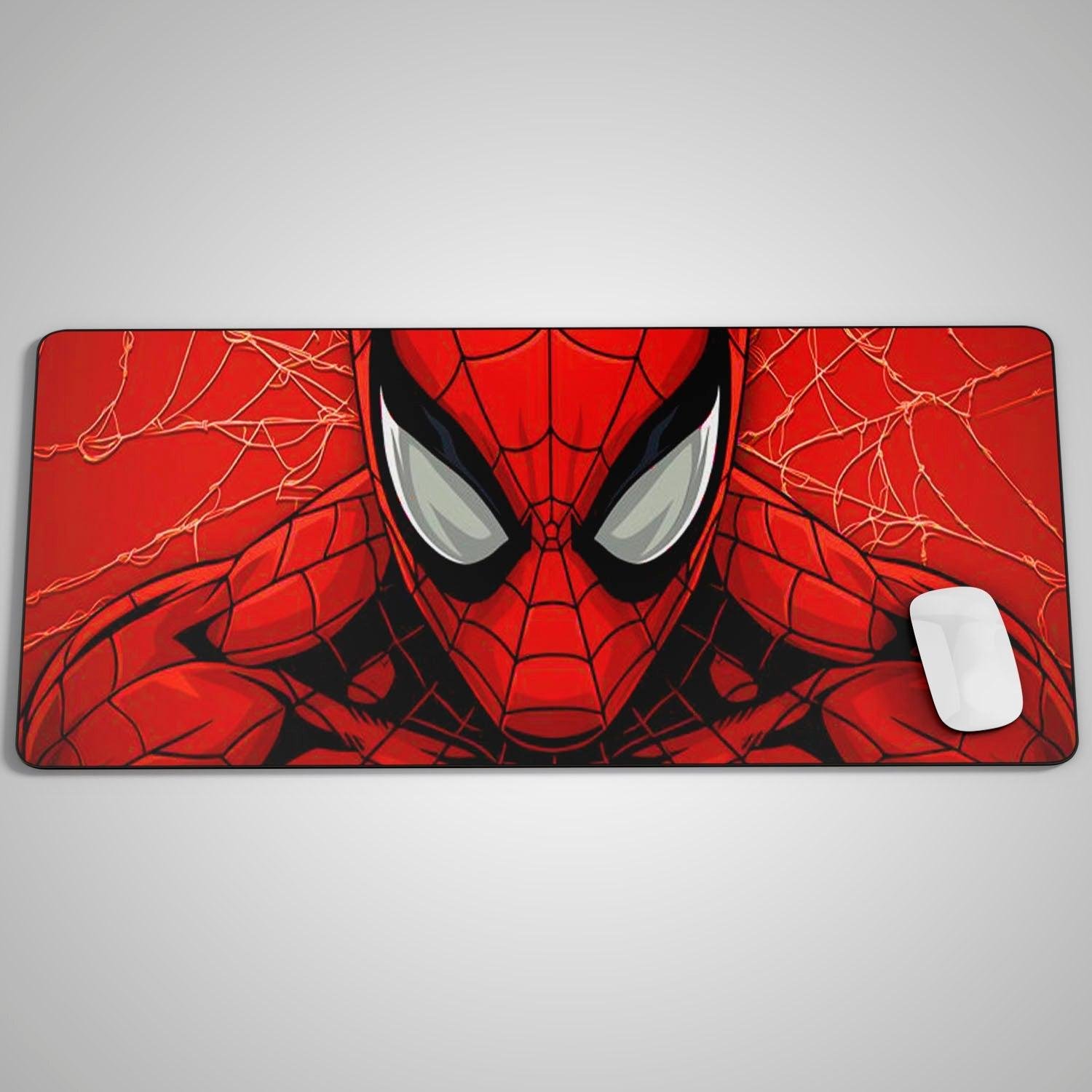 Mouse Pad Gaming Marvel Mix Design 300X600 | Nonslip Base Waterproof & Foldable Mat for Desktop Laptop, Keyboard Consoles with Anti-Slip Base, Smooth & Textured Surface, Large & Comfy, Black