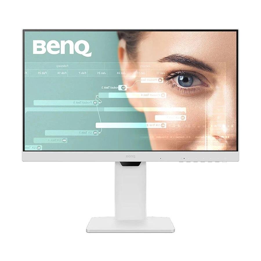 BenQ 23.8" GW2486TC IPS 100Hz Full HD Coding LED Monitor | USB-C (65W PD), Daisy Chain, 99% sRGB, Coding Mode, Height Adjust, HDMI & DP Port, 2W x 2 Speakers, Eye Care, Noise Cancelling Microphone, White