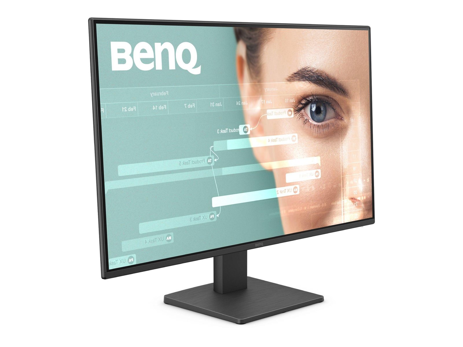 BenQ GW2791P 27" Full HD IPS Monitor, 120Hz Refresh Rate, 5ms Response Time, 99% sRGB, 250 Nits, HDMI & DisplayPort, Eye-Care Technology, Black