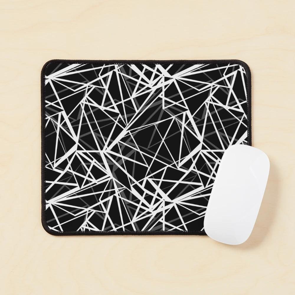 XC-X3 Gaming Mouse Pad, Printed Graphic Design, Smooth Surface with Anti-Slip Rubber Base, Stitched Edges, Black