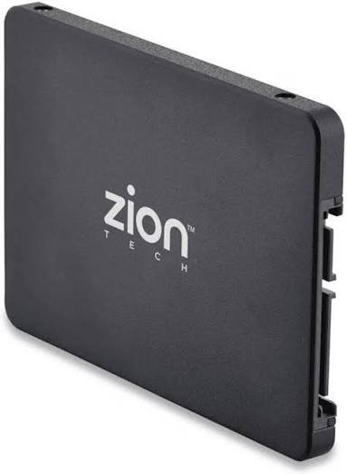 ZION ZSS250512 512GB 2.5" SATA III Internal SSD | 6Gbps, Upto 550MB/s Read & 500MB/s Write Speed, Solid State Drive For Laptop & Desktop, Black