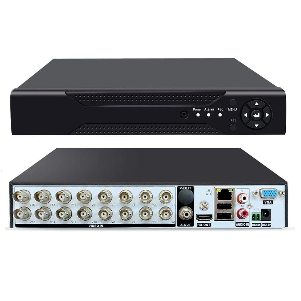 Secureye SR-XVR116 16 Channel 2MP XVR DVR – 16CH AHD/TVI/CVI/CVBS + IP Camera Support, H.265+