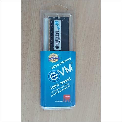 Ram EVM 16GB DDR5 4800 MHZ Desktop EVMT16G4800U88P | High Speed Performance, Ideal For Gaming & Editing, Compatible With Intel, AMD & Mac Systems