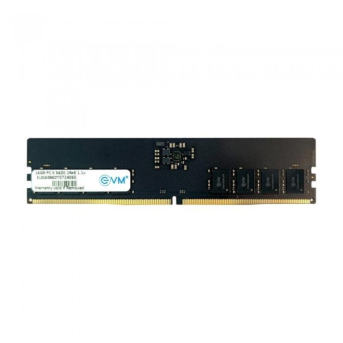 Ram EVM 16GB DDR5 5600MHz Desktop RAM EEE16G56DT | High-Performance PC Memory Module | DDR5 5600 MT/s UDIMM for Compatible Desktop Computers