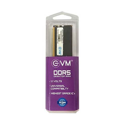 Ram EVM 8GB DDR5 5600MHz Desktop RAM EEE8G56DT  | High-Speed Computer Memory Module for PC | DDR5 5600 MT/s Non-ECC UDIMM | PC5-44800 | 1Rx8 | 1.1V | 288-Pin Long DIMM Memory Module