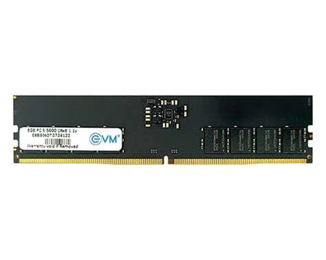 Ram EVM 8GB DDR5 5600MHz Desktop RAM EEE8G56DT  | High-Speed Computer Memory Module for PC | DDR5 5600 MT/s Non-ECC UDIMM | PC5-44800 | 1Rx8 | 1.1V | 288-Pin Long DIMM Memory Module