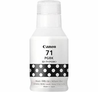 Ink Bottle Canon GI-71 Pigment Black | Compatible with Canon G1020 / G2020 / G2021 / G2060 / G3020 / G3021 / G3060 / G1737 / G2770 / G3770 / G4770 / G1730 / G2730 / G3730