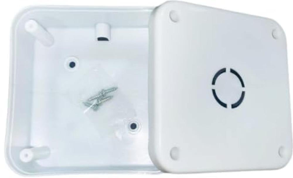 PVC Junction Box Outdoor Plastic 5 x 5 Inch Square Box for CCTV Camera & Electrical Wiring