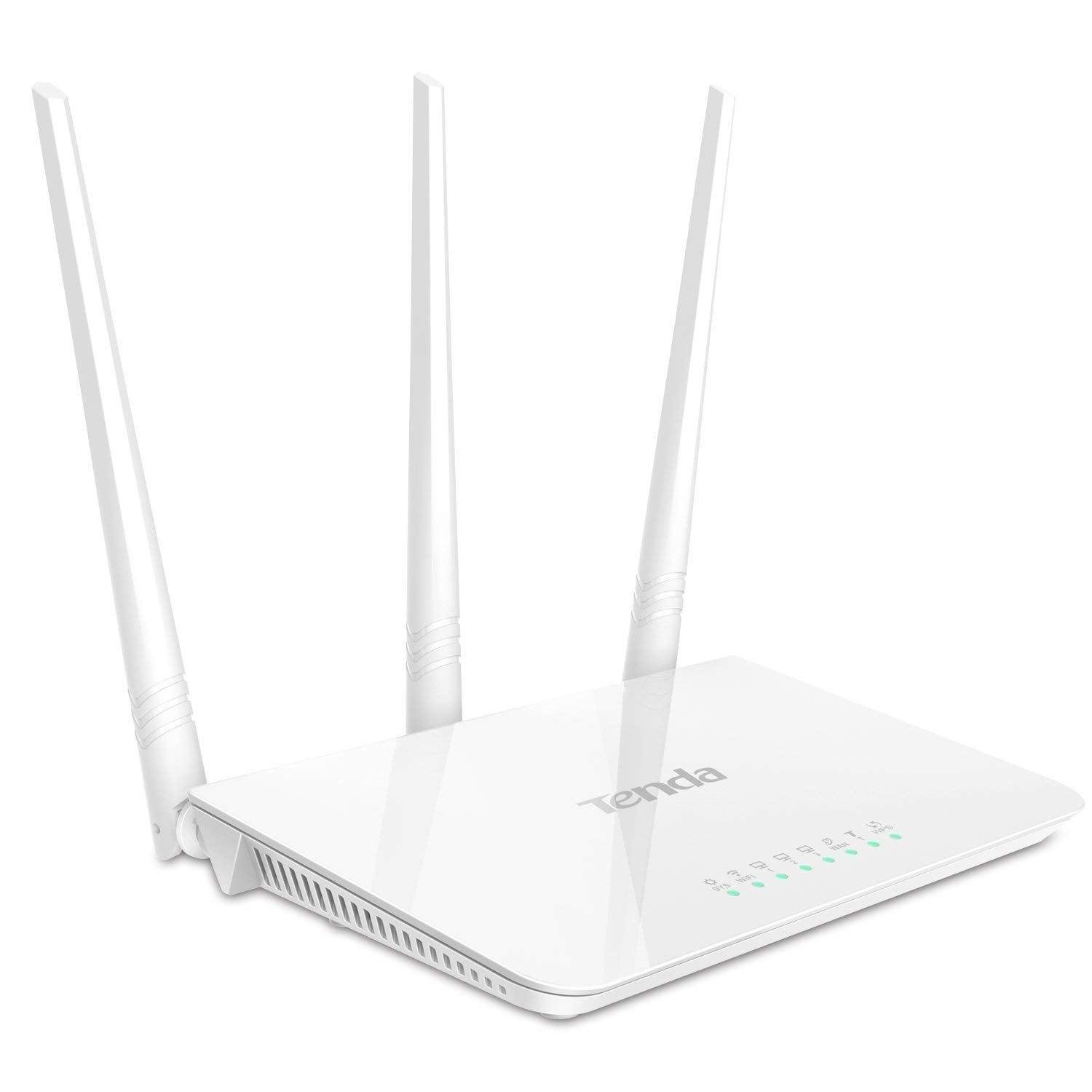 Net Router Tenda TE-F3 | Wireless 300Mbps Easy Setup Router, Single Band Router with 3 External Antennas (Not a Modem)