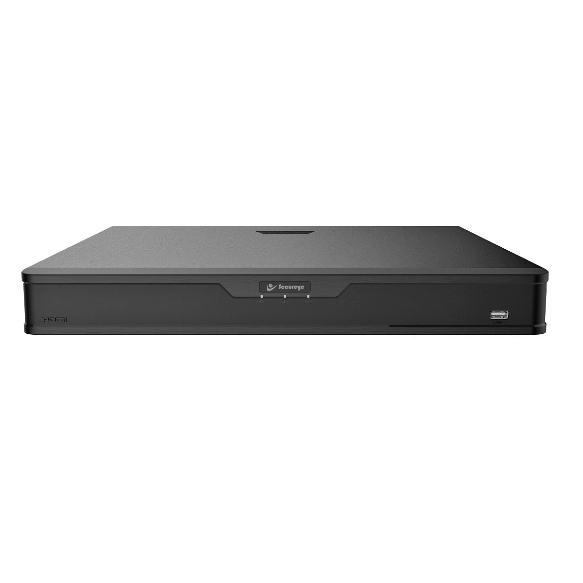 Secureye SR-NVR-232-IQ 32CH Network Video Recorder | 12MP Recording, 4K HDMI, H.265, ONVIF, ANR, HDMI / VGA, Black