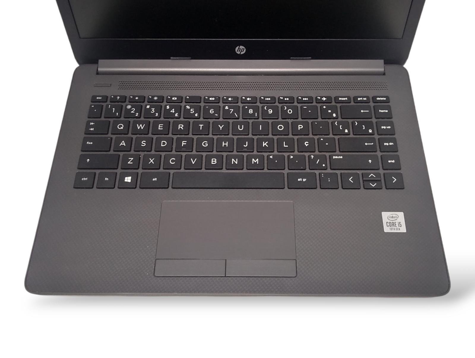 HP 240 G7 Renewed – As New Laptop with Adaptor – Intel Core i3 10th Gen, 8GB DDR4 RAM, 256GB SSD, 14" HD, Non-Touch Display, Windows 10, Black