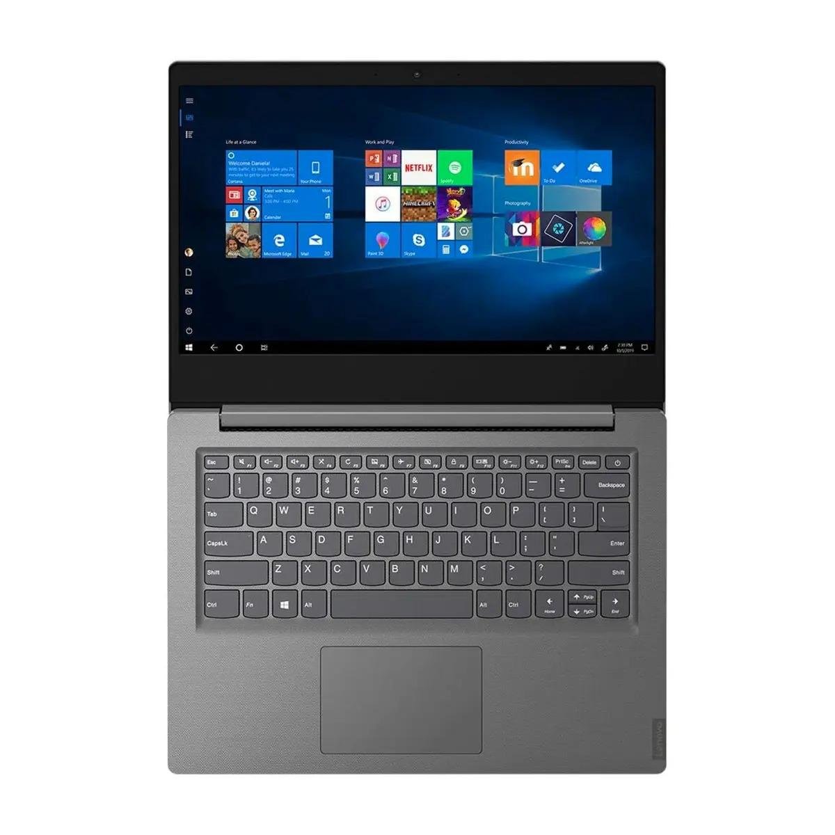 Lenovo V14 Renewed Laptop – As New Condition with Adaptor | Intel Core i3 10th Gen | 8GB RAM | 256GB SSD | 14-inch HD Display | Non-Touch | Windows 10 | Black