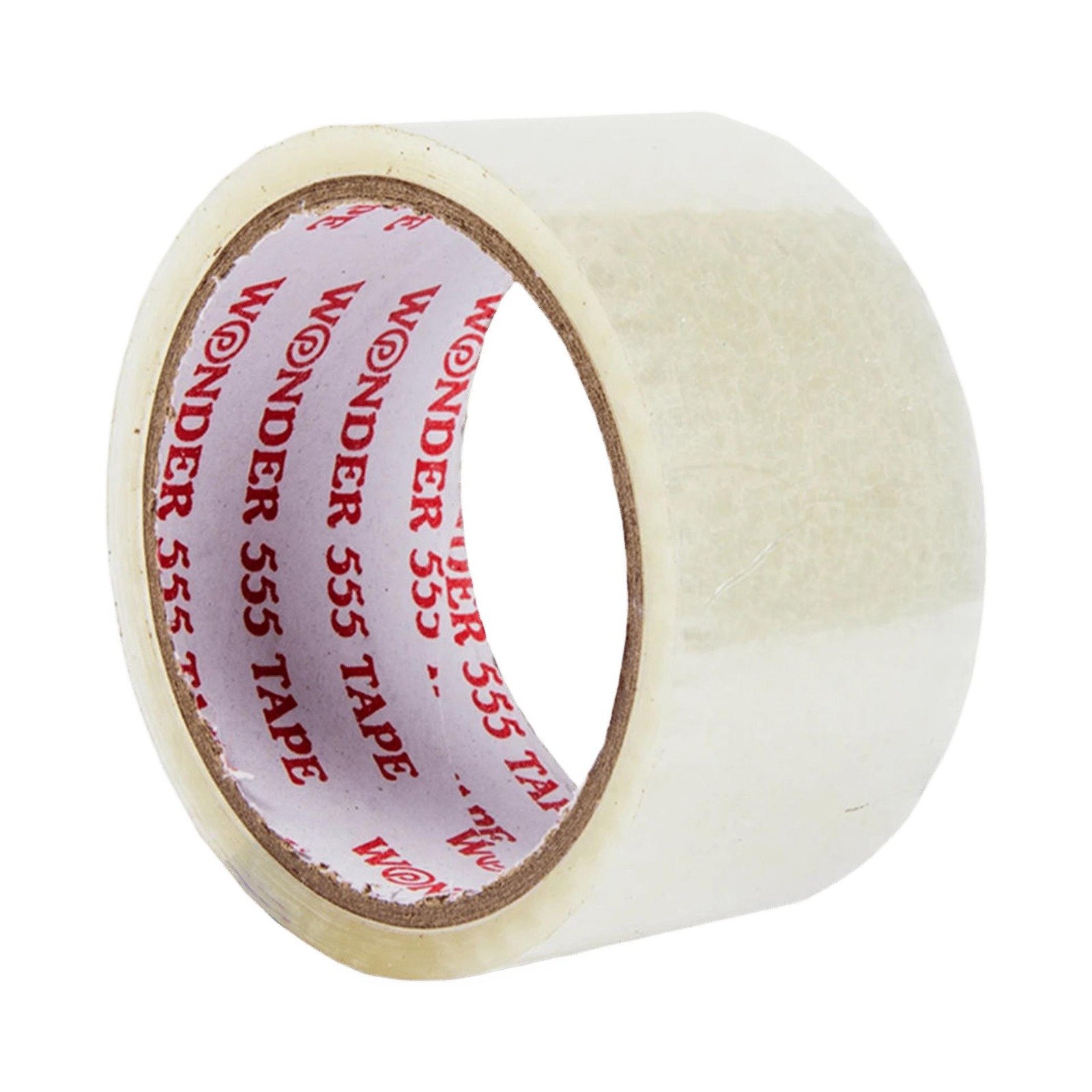 Packing Tape Wonder 555 BOPP 48mm x 40mtrs, High Strength Adhesive Packing Tape For Industrial & Packaging, White