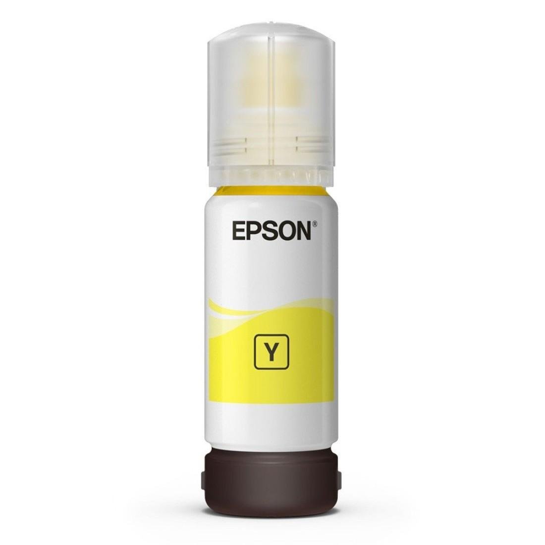 Epson 012 Yellow Ink Bottle 70ml (C13T07K498) – Original Epson EcoTank Ink for L8160 & L8180 Printers