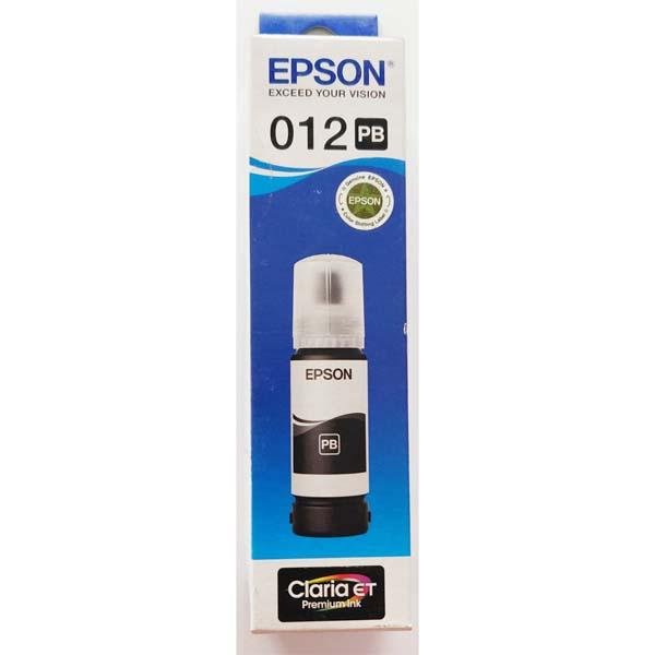 Epson 012 Photo Black Ink Bottle 70ml for L8160 L8180 Printer – C13T07K198